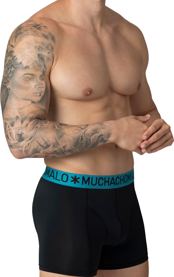 Muchachomalo Boxershorts 4-Pack Multicolor Zwart