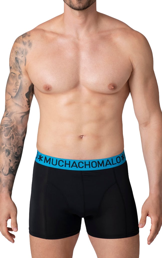Muchachomalo Boxershorts 4-Pack Multicolor Zwart