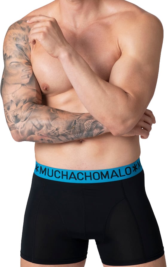Muchachomalo Boxershorts 4-Pack Multicolor Zwart
