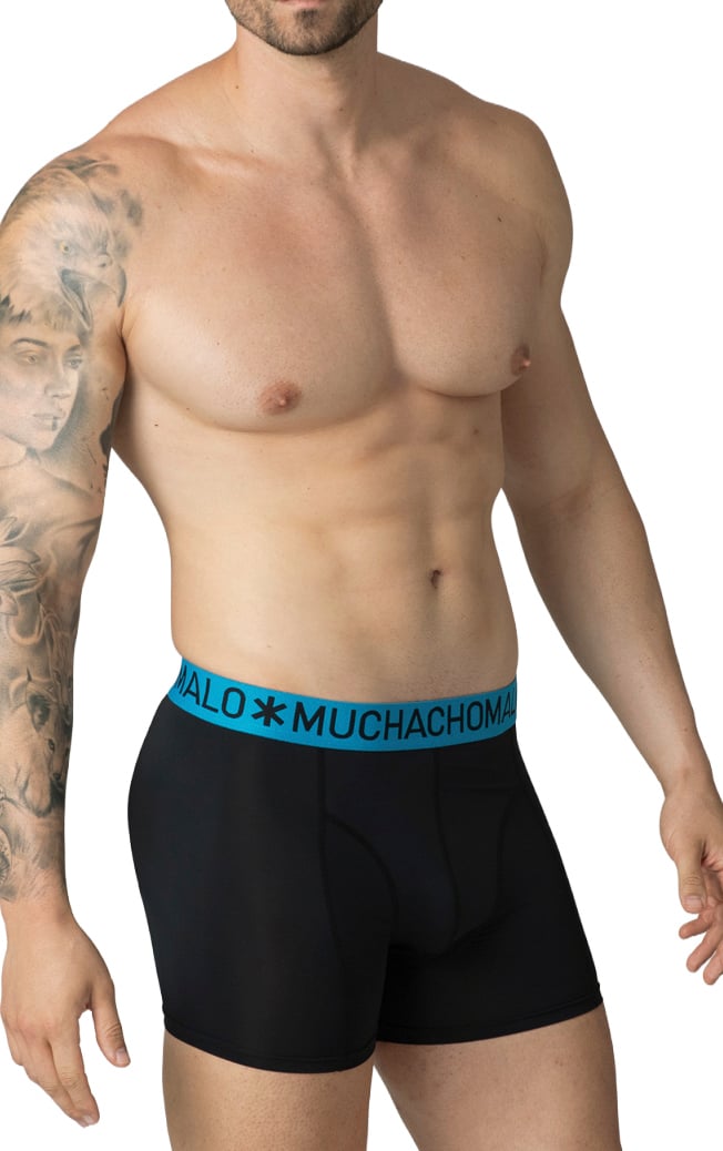 Muchachomalo Boxershorts 4-Pack Multicolor Zwart