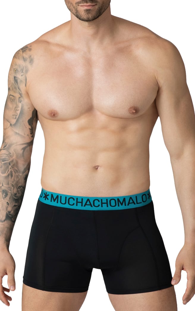 Muchachomalo Boxershorts 4-Pack Multicolor Zwart