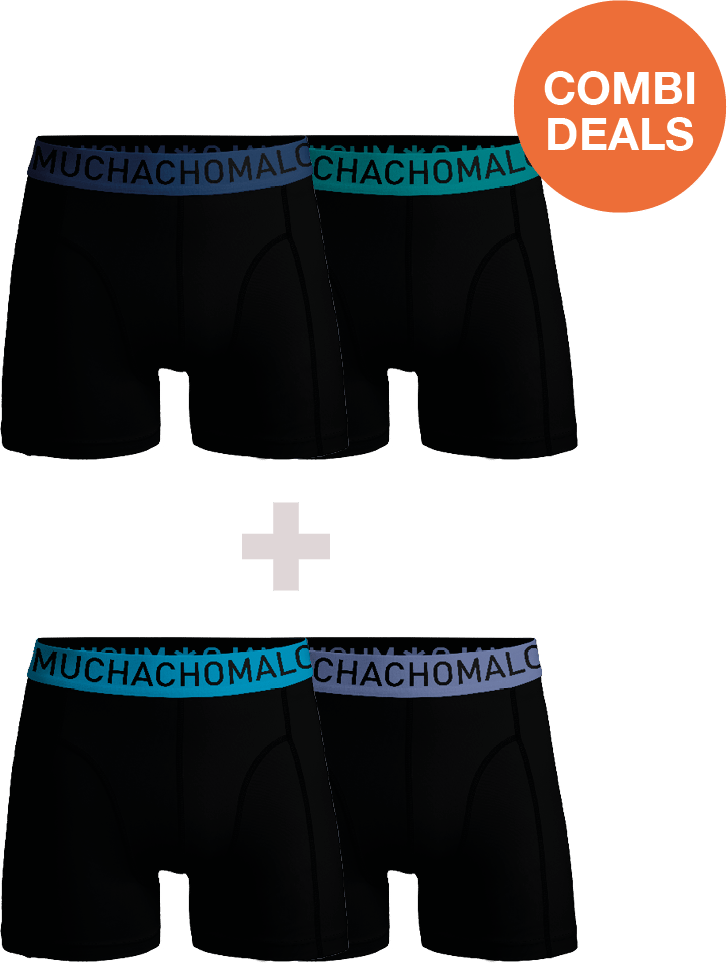 Muchachomalo Boxershorts 4-Pack Multicolor Divers