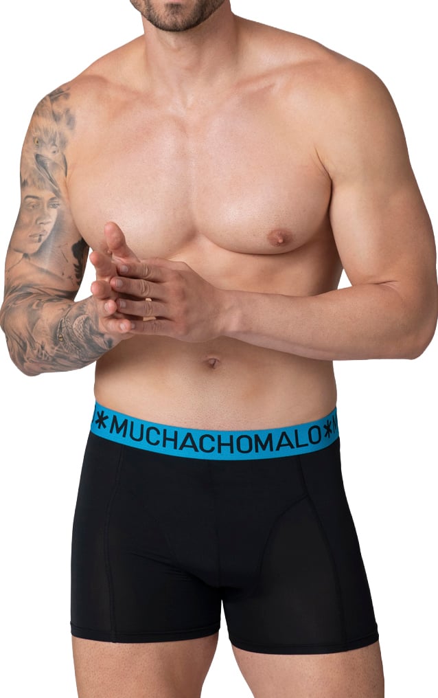 Muchachomalo Boxershorts 4-Pack Multicolor Zwart