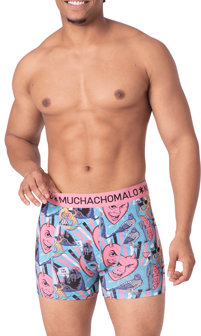 Muchachomalo Boxershorts 4-Pack Multicolor Divers