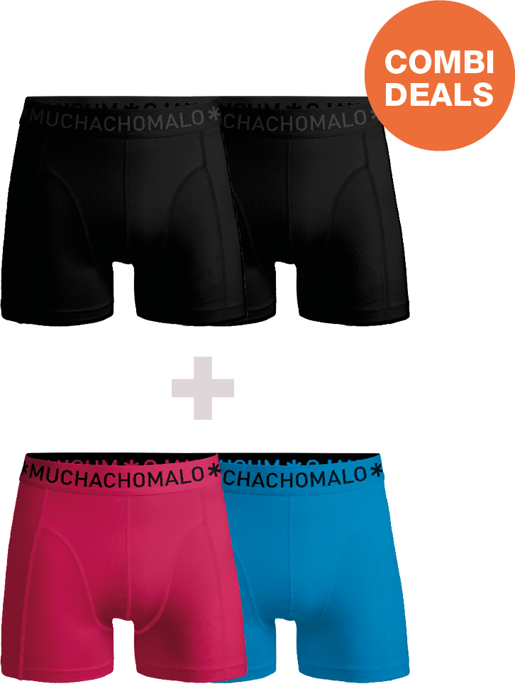 Muchachomalo Boxershorts 4-Pack Multicolor Divers
