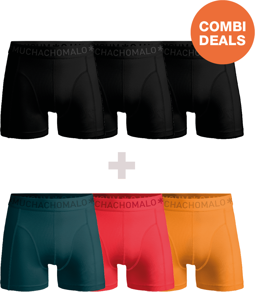 Muchachomalo Boxershorts 6-Pack Multicolor Divers