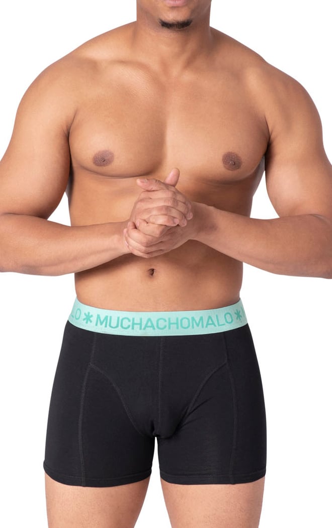 Muchachomalo Boxershorts 6-Pack Multicolor Zwart