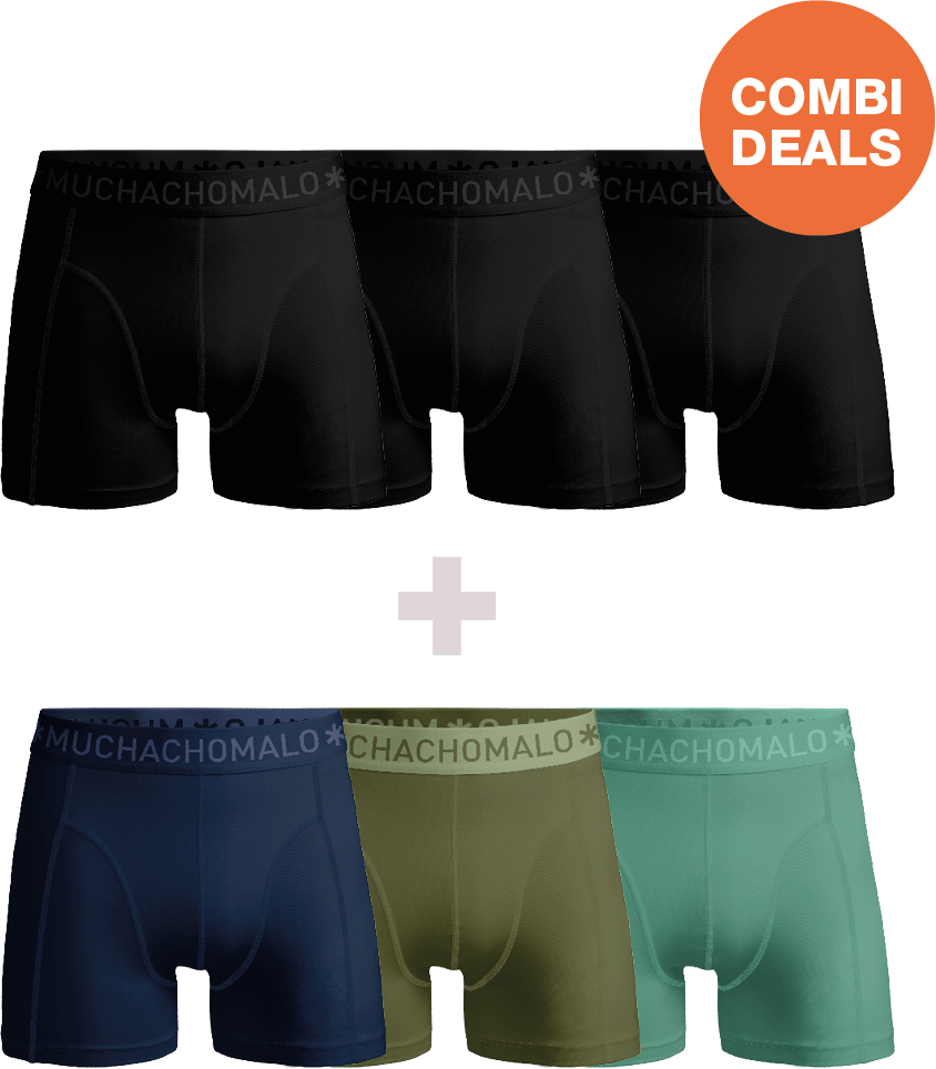 Muchachomalo Boxershorts 6-Pack Multicolor Divers