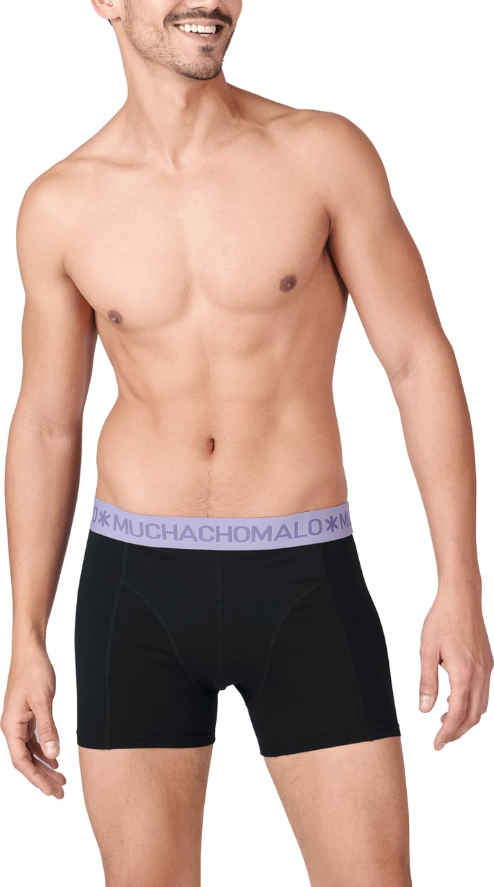 Muchachomalo Boxershorts 6-Pack Multicolor Zwart