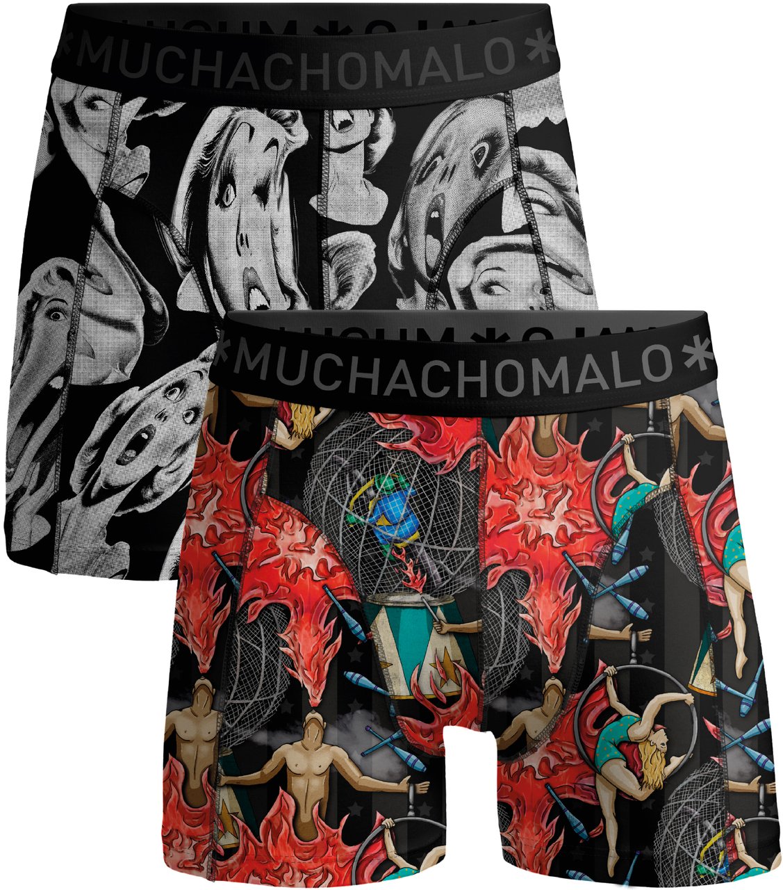 Muchachomalo Boxershorts 2-Pack Multicolor Divers