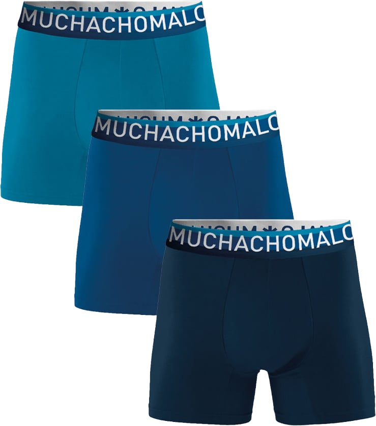 Muchachomalo Boxershorts 3-Pack Multicolor. Blauw