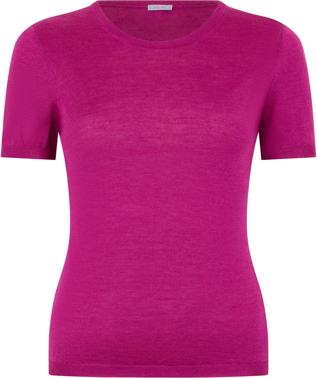 Muchachomalo Fuchsia sweater with short sleeves, elegant and versatile. Rood