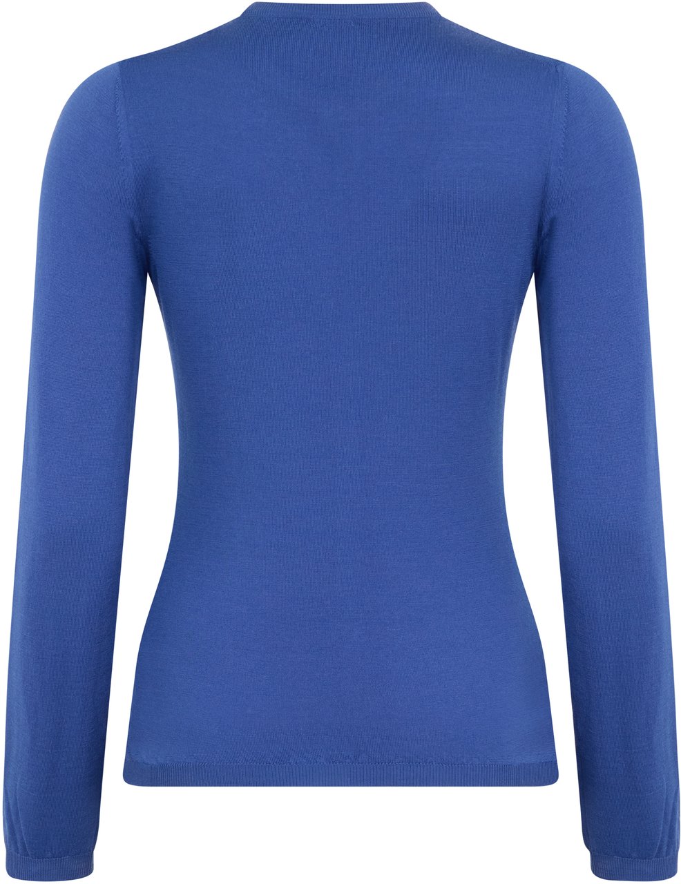 Muchachomalo Blue cardigan with long sleeves, elegant and versatile. Zwart