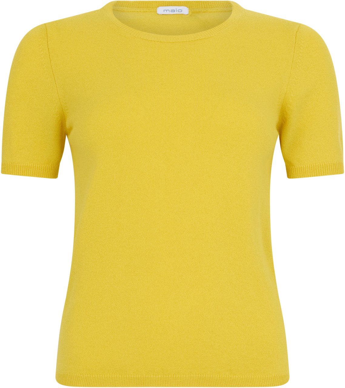 Muchachomalo Yellow sweater with short sleeves and a round neck. Grijs