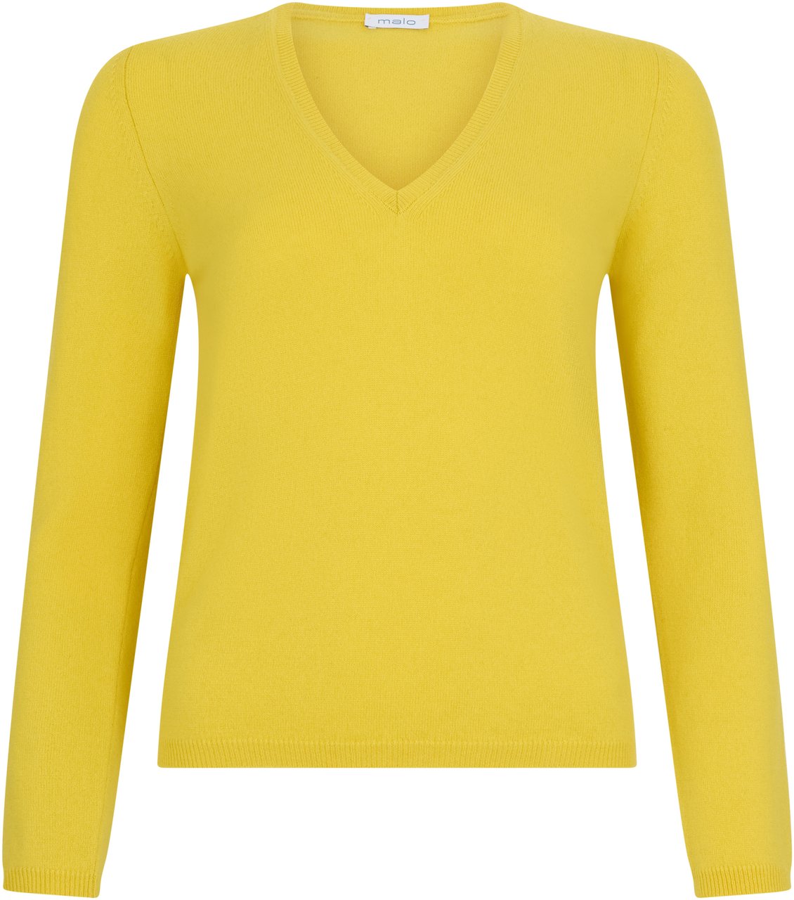 Muchachomalo Yellow sweater with V-neck and long sleeves, ideal for a casual and fashionable look. Grijs