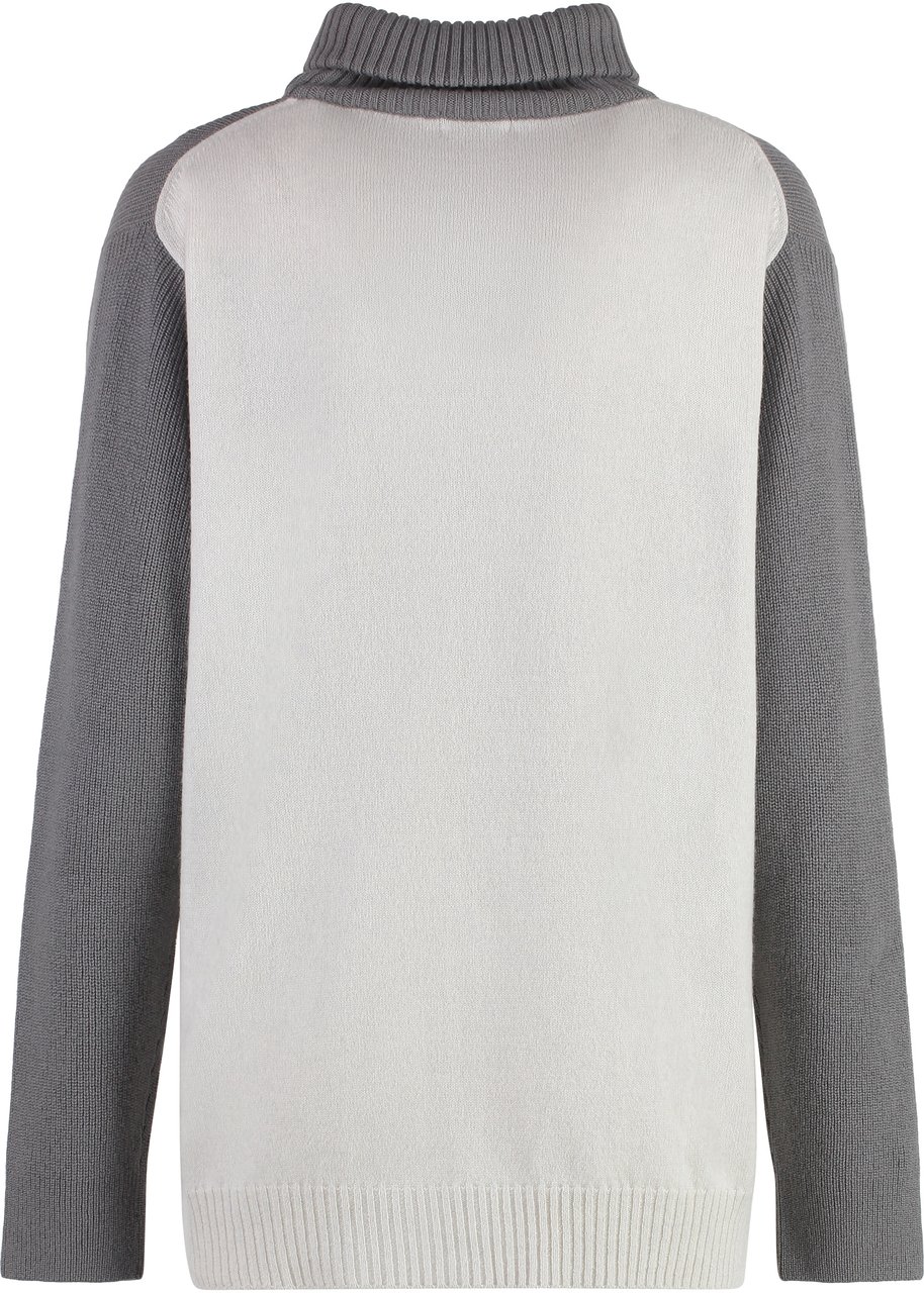 Muchachomalo Cashmere turtleneck sweater Wit