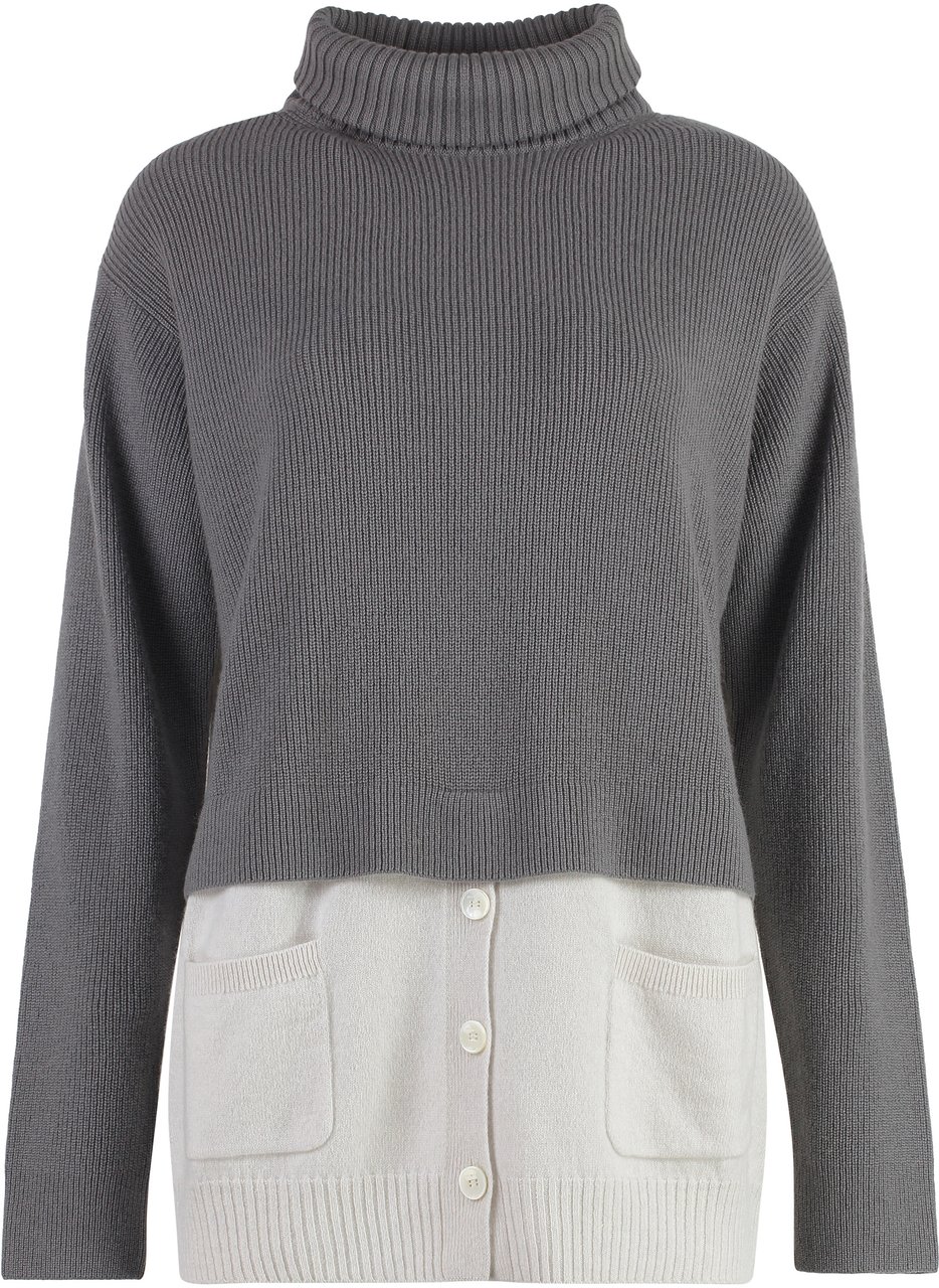 Muchachomalo Cashmere turtleneck sweater Wit