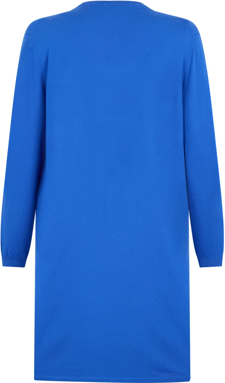 Muchachomalo Blue long cardigan with modern cut that offers comfort and style. Blauw