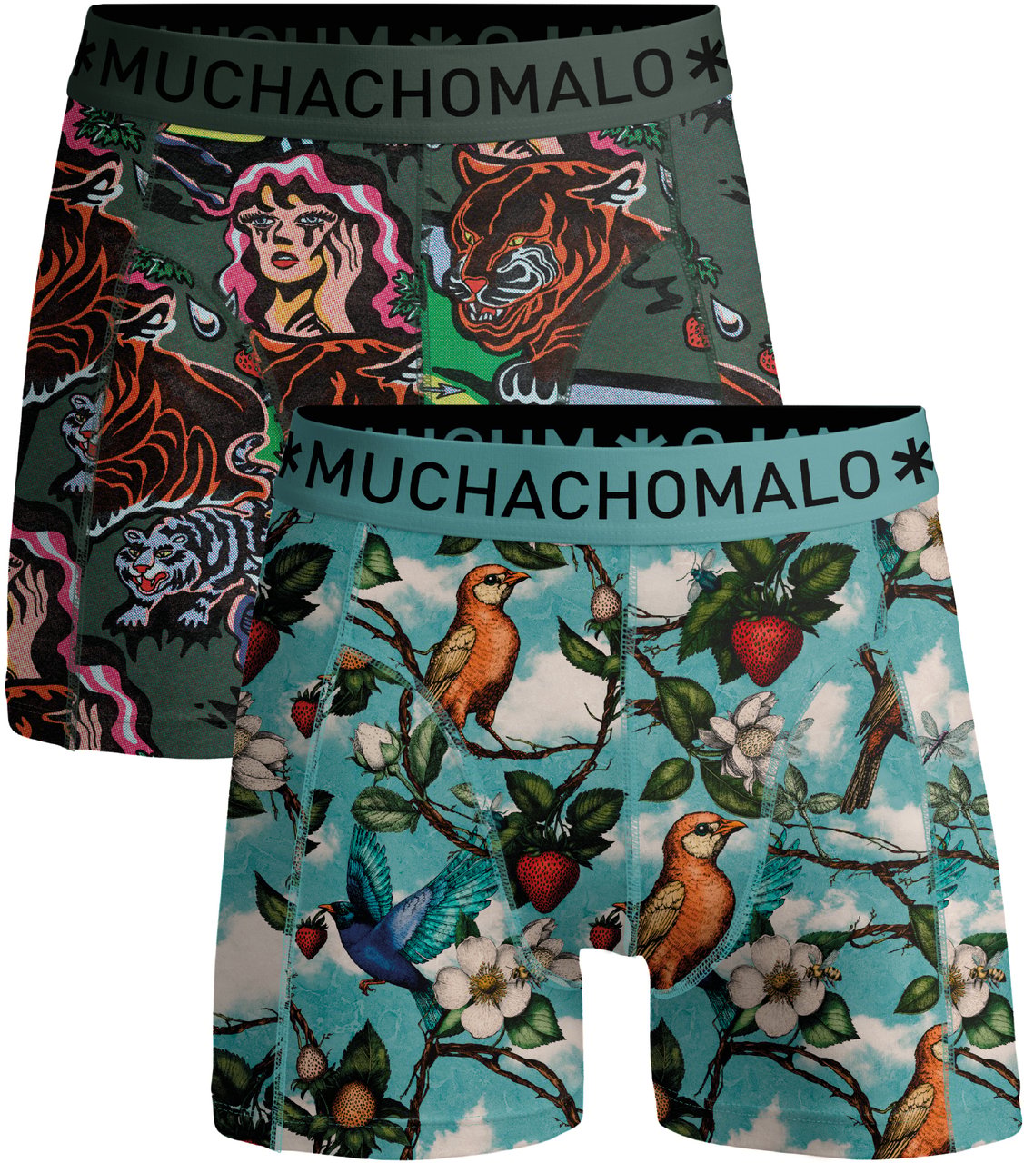 Muchachomalo Boxershorts 2-Pack Multicolor Divers