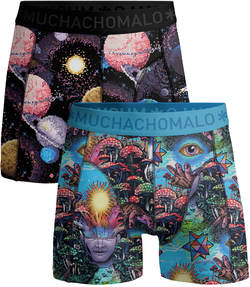 Muchachomalo Boxershorts 2-Pack Multicolor Divers