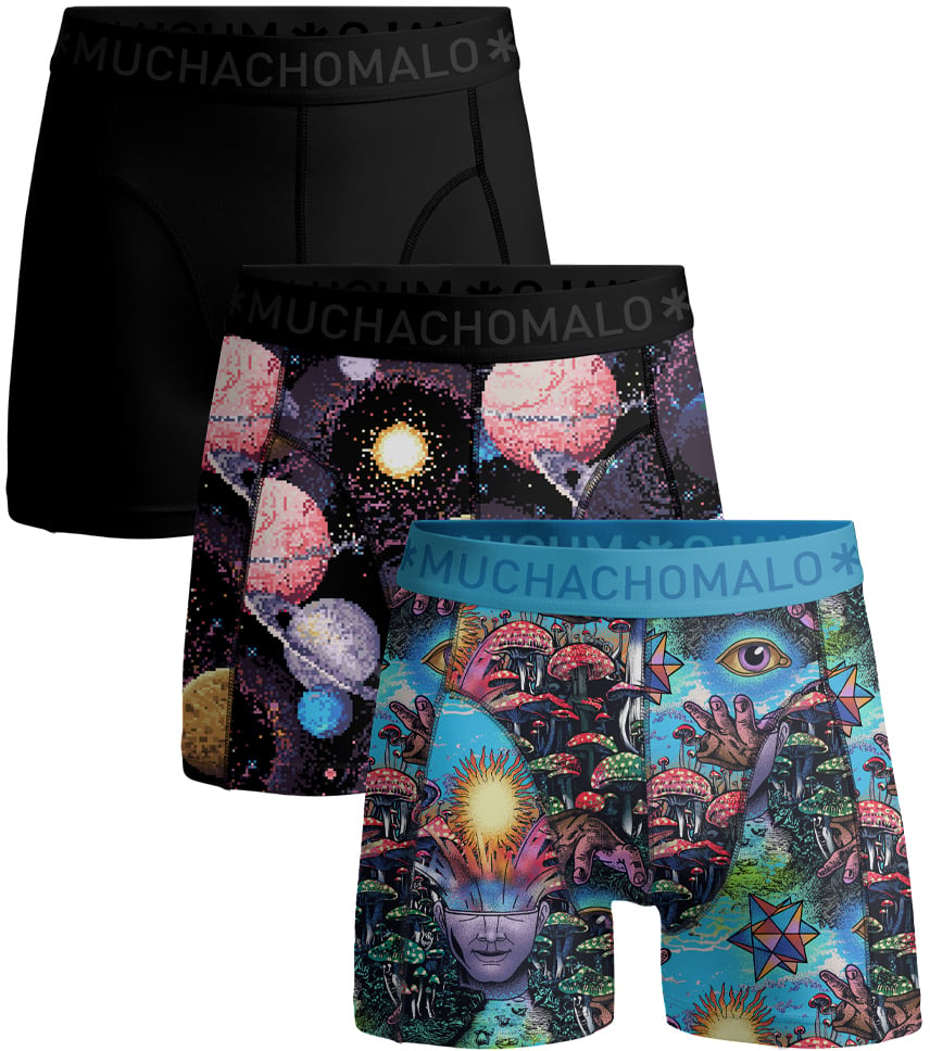 Muchachomalo Boxershorts 3-Pack Multicolor Divers