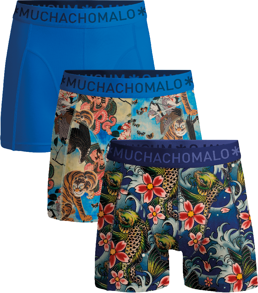 Muchachomalo Boxershorts 3-Pack Multicolor Divers