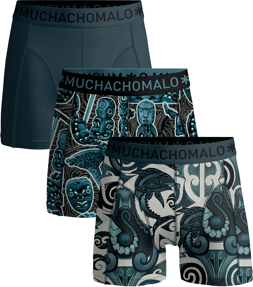 Muchachomalo Boxershorts 3-Pack Multicolor Divers
