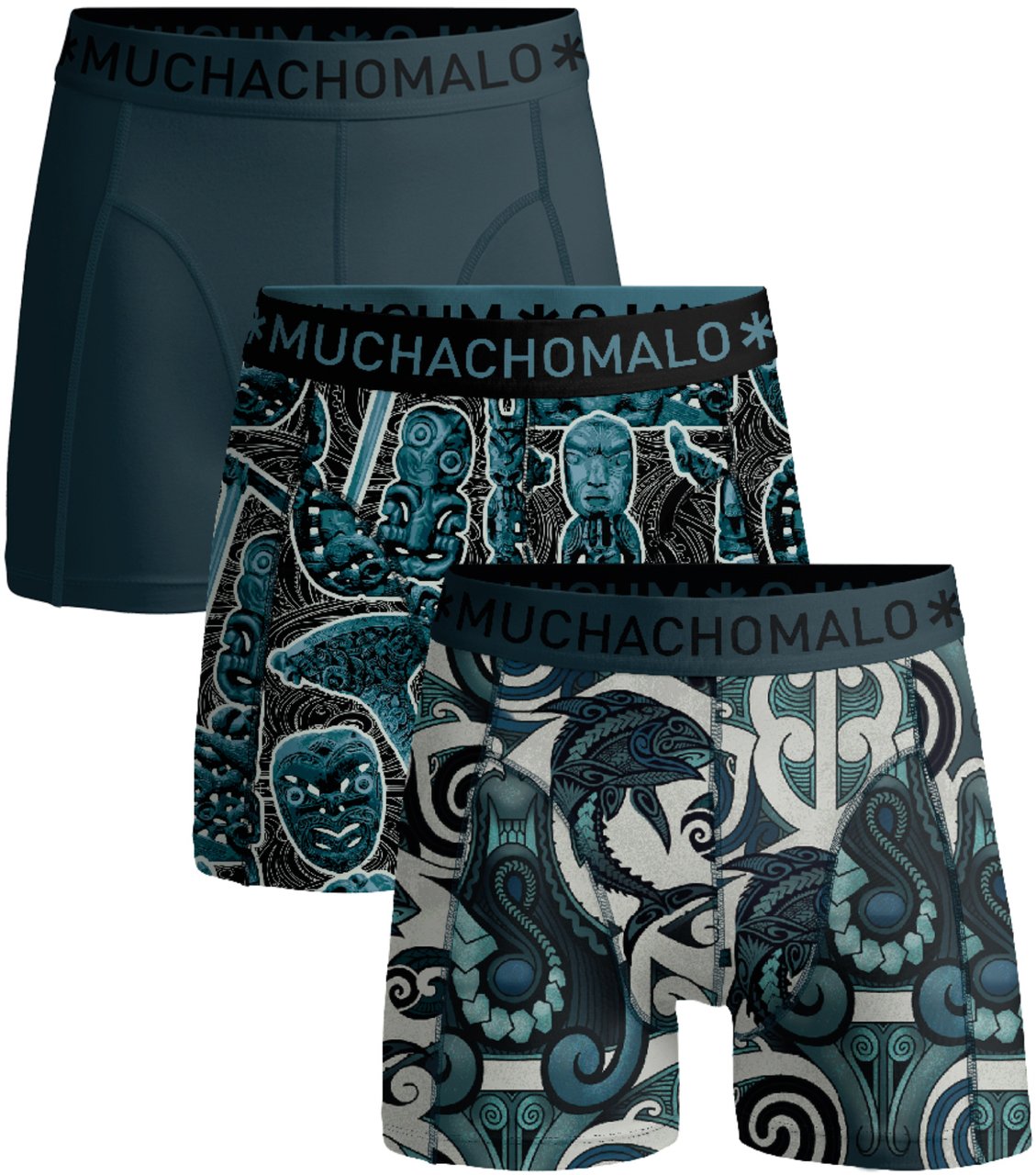 Muchachomalo Boxershorts 3-Pack Multicolor. Divers