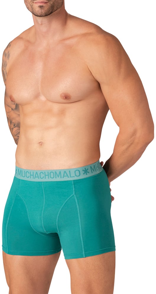 Muchachomalo MUCHACHOMALO 5-Pack Boxer Shorts Solid Zwart