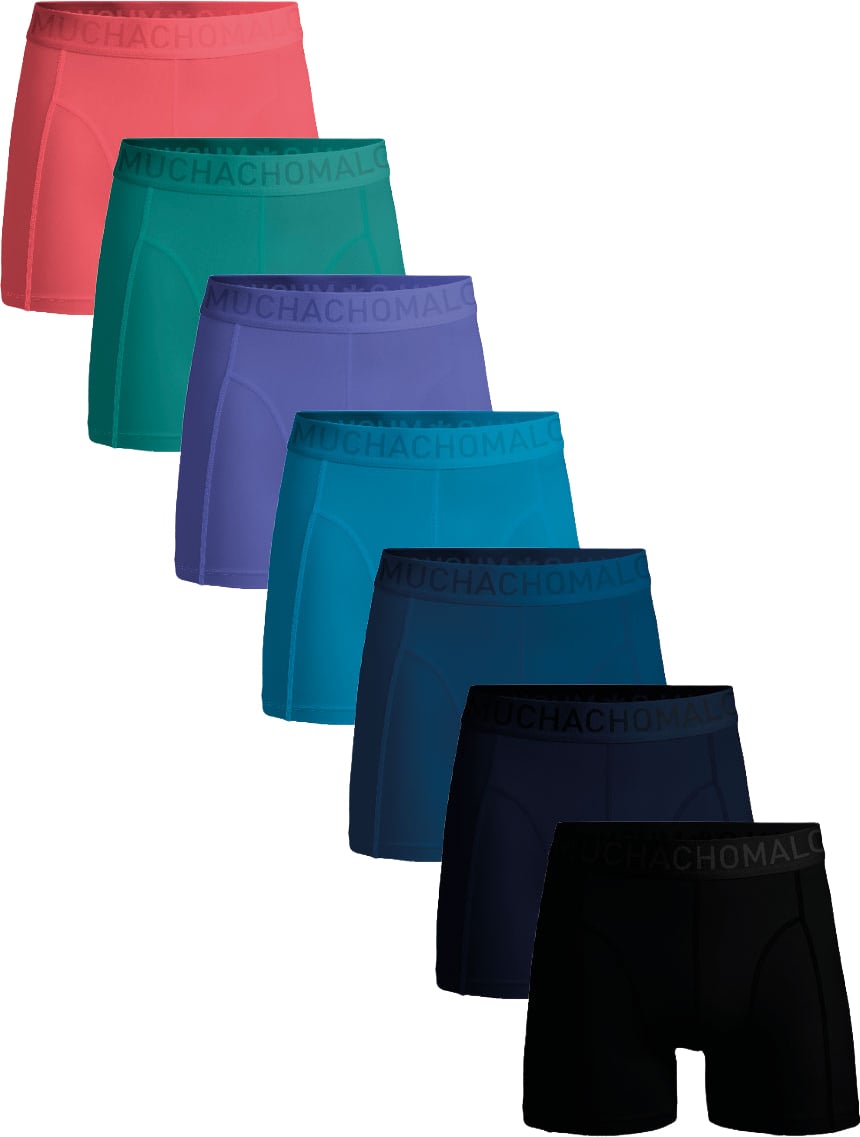 Muchachomalo Boxershorts 7-Pack Multicolor Zwart