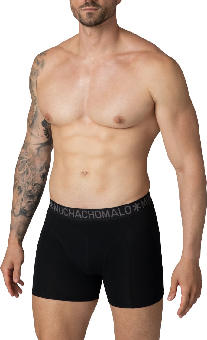 Muchachomalo Boxershorts 7-Pack Multicolor Zwart