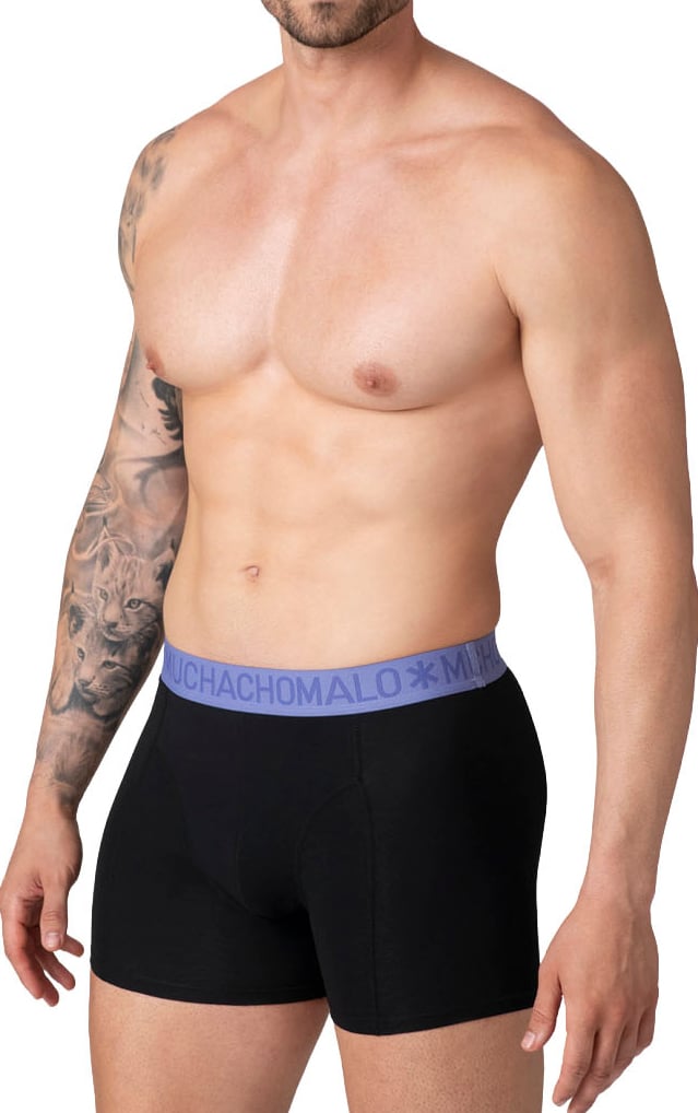 Muchachomalo Boxershorts 7-Pack Multicolor Zwart