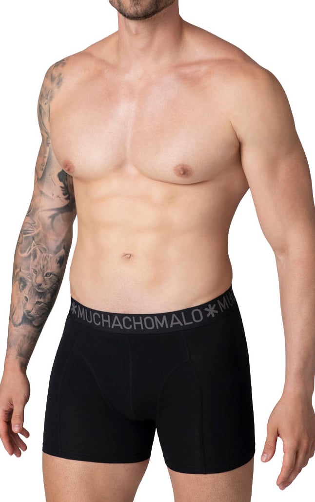 Muchachomalo Boxershorts 7-Pack Multicolor Zwart