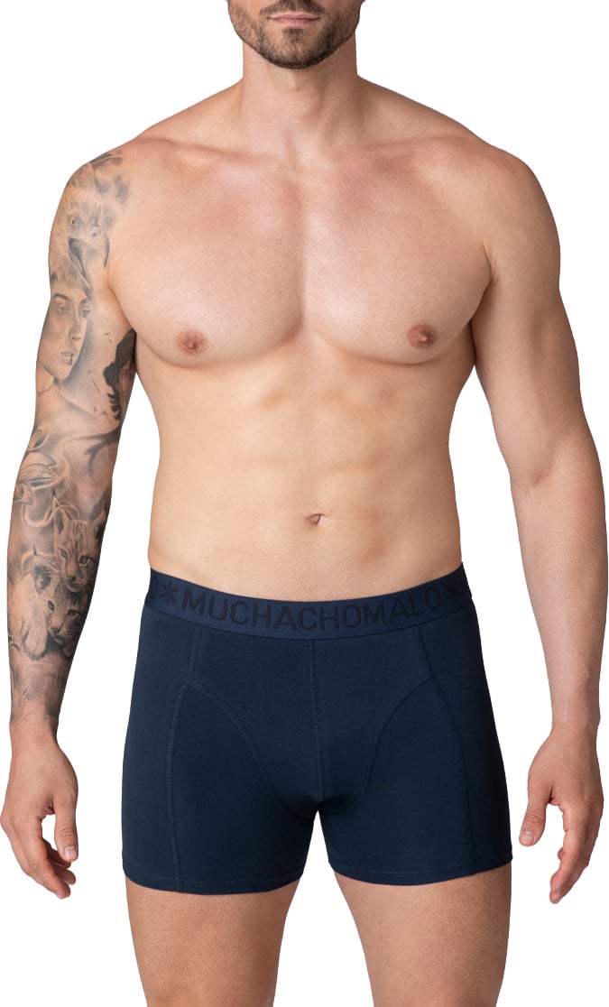 Muchachomalo Boxershorts 7-Pack Multicolor. Zwart