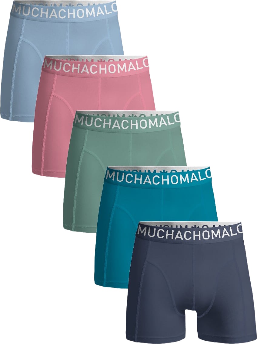 Muchachomalo Boxershorts 5-Pack Multicolor. Blauw