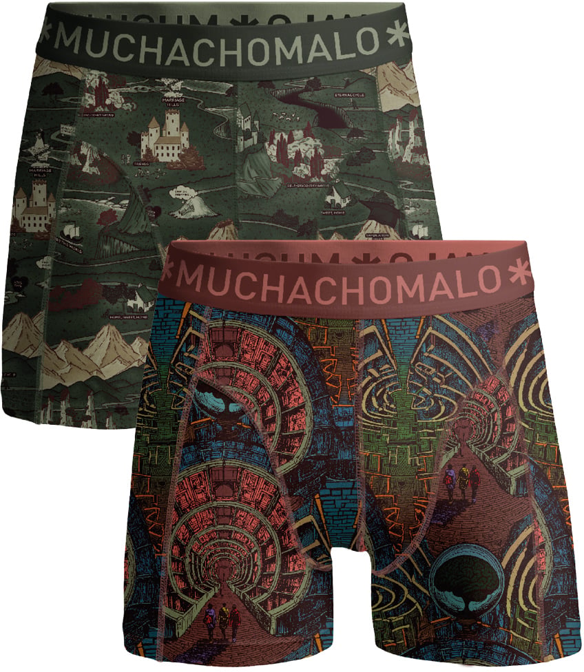 Muchachomalo Boxershorts 2-Pack Multicolor Divers