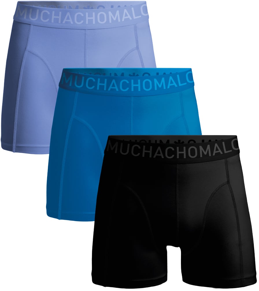 Muchachomalo Boxershorts 3-Pack Multicolor. Zwart