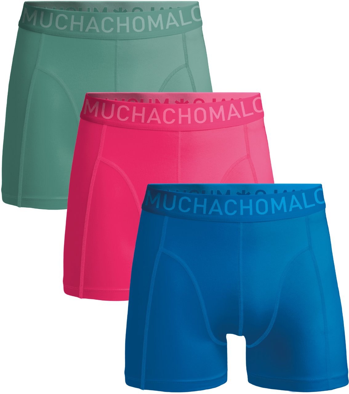 Muchachomalo Boxershorts 3-Pack Multicolor Blauw