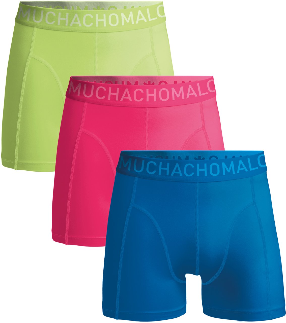 Muchachomalo Boxershorts 3-Pack Multicolor Blauw