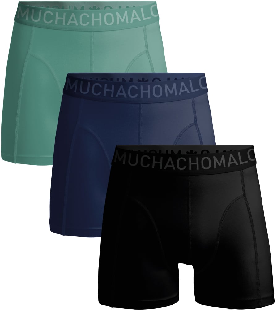 Muchachomalo Boxershorts 3-Pack Multicolor. Zwart