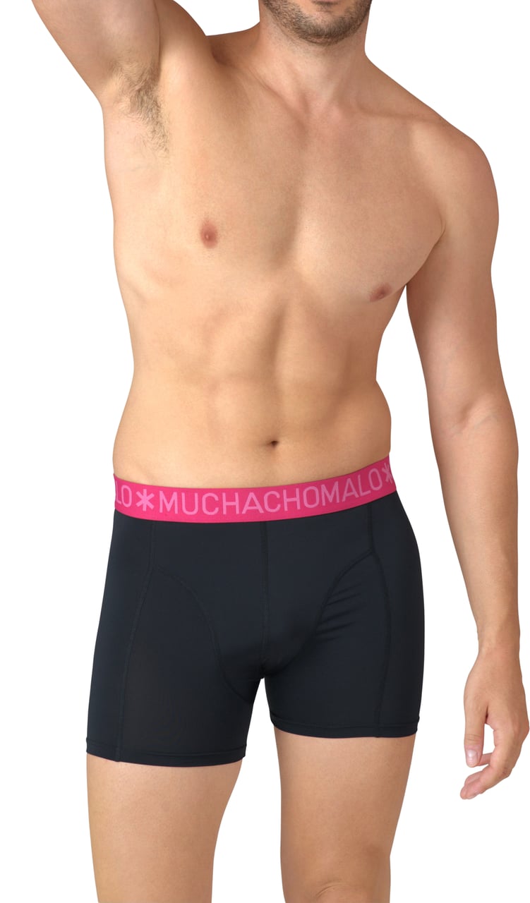 Muchachomalo Boxershorts 6-Pack Multicolor. Zwart