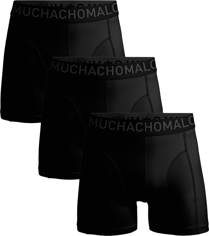 Muchachomalo Boxershorts 3-Pack Multicolor Zwart