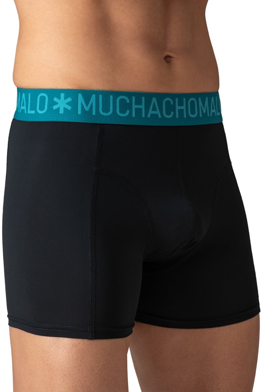 Muchachomalo Boxershorts 6-Pack Multicolor. Zwart