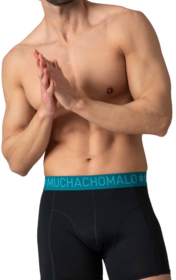 Muchachomalo Boxershorts 6-Pack Multicolor. Zwart