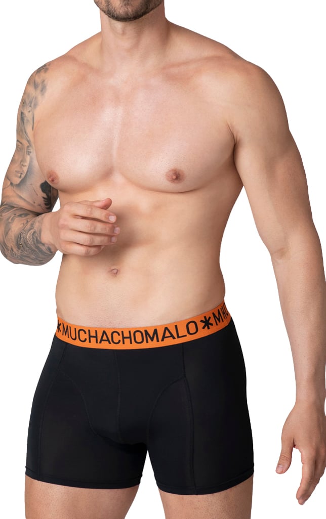 Muchachomalo Boxershorts 3-Pack Multicolor Zwart