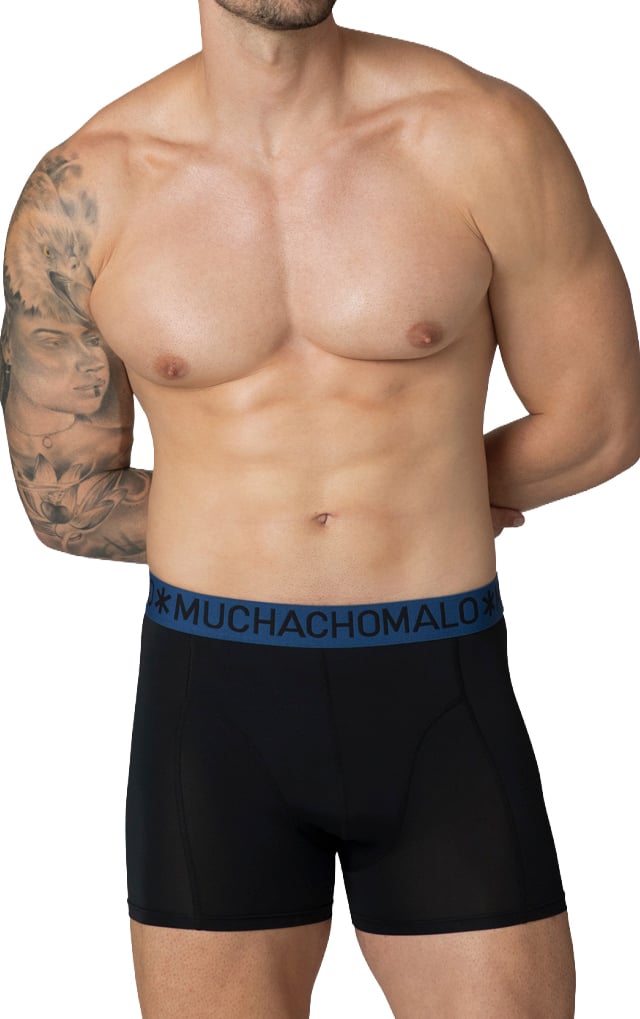 Muchachomalo Boxershorts 3-Pack Multicolor Zwart