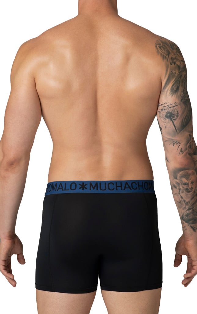 Muchachomalo Boxershorts 3-Pack Multicolor Zwart