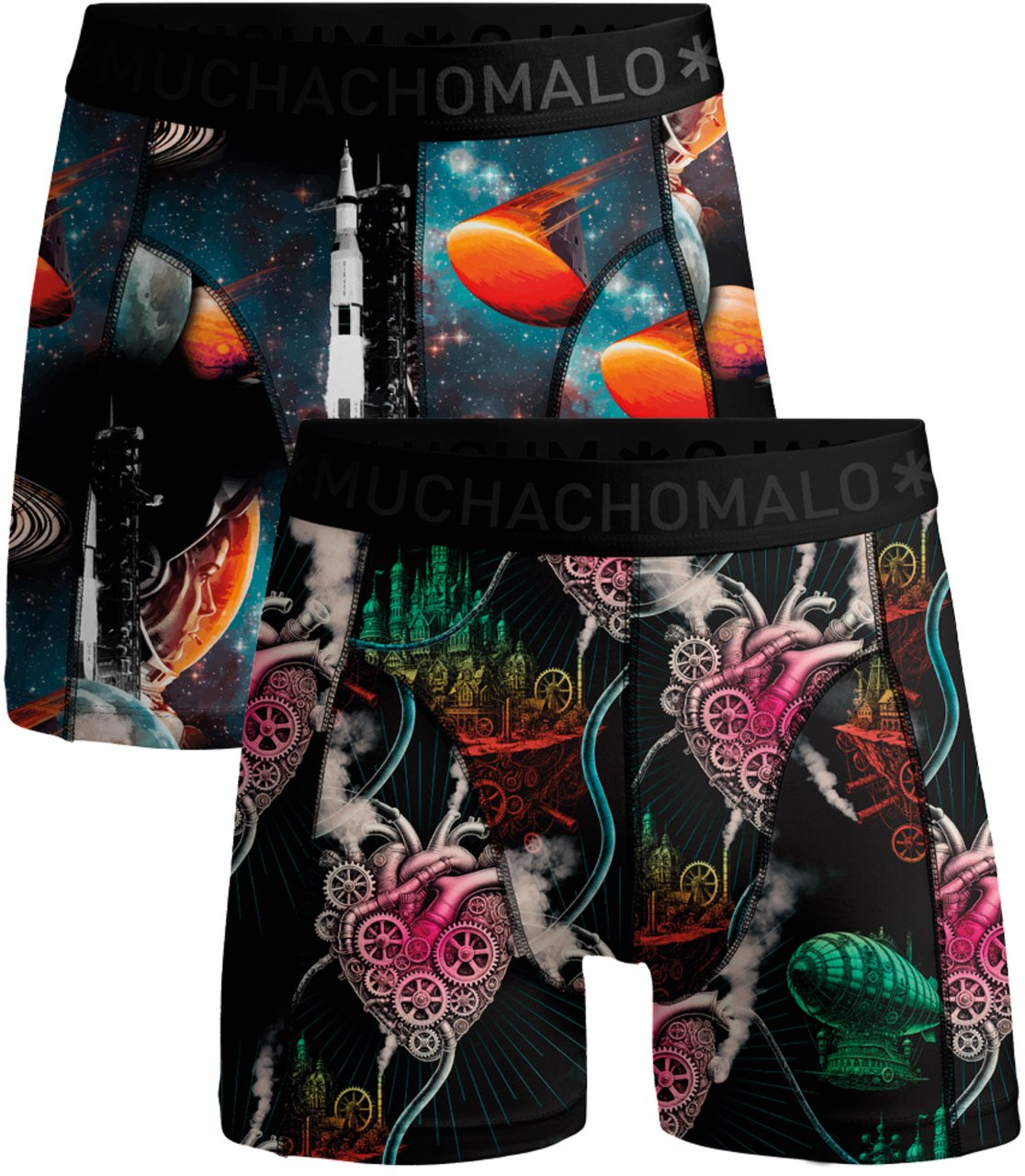 Muchachomalo Boxershorts 2-Pack Multicolor. Divers