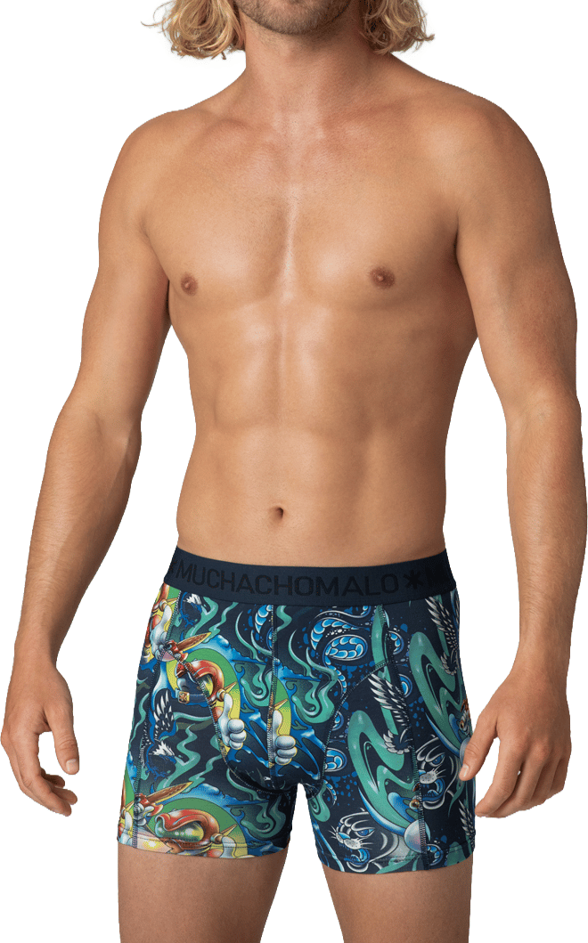 Muchachomalo Boxershorts 2-Pack Multicolor Divers