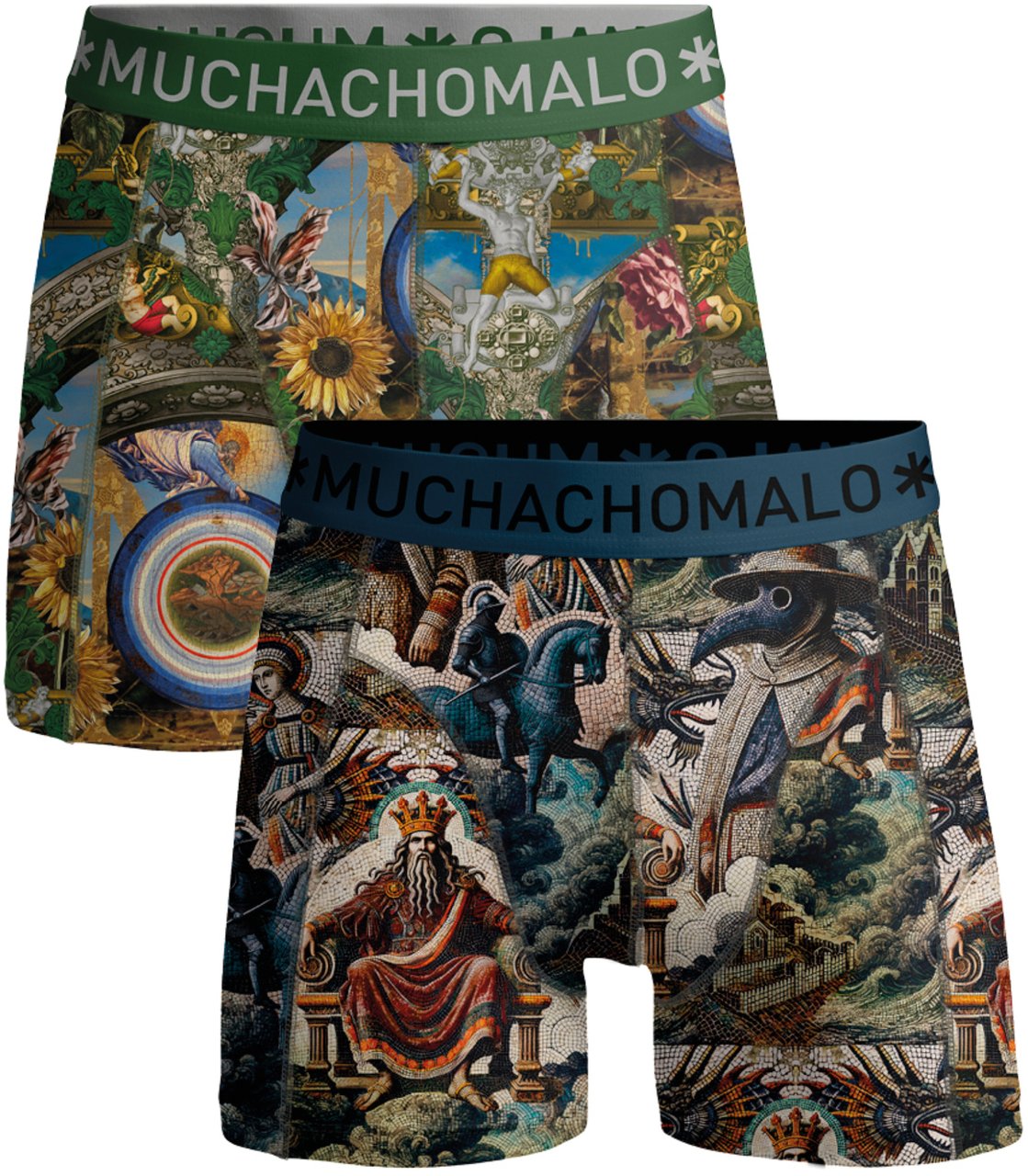 Muchachomalo Boxershorts 2-Pack Multicolor Divers